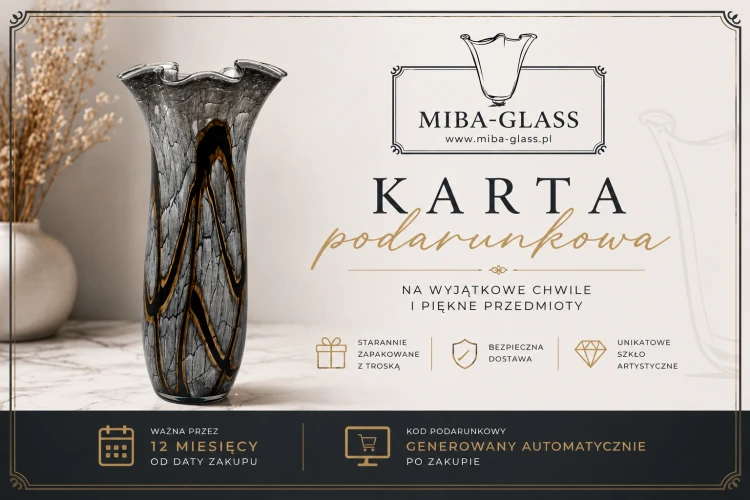 Karta Podarunkowa MIBA-GLASS | Cyfrowy prezent na każdą okazję