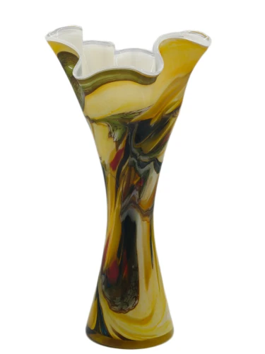 Wazon szklany DK1 JUNGLE 40 cm – wielobarwne ręcznie formowane szkło