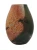Wazon szklany PK 259 30 cm – brązowy zielony i rudy