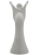 Elegancki Anioł ze Szkła 26cm – Pamiątka Komunii i Chrztu – Ręcznie Formowana Figurka Biała