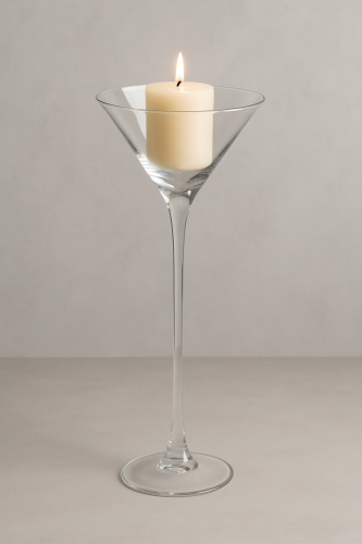 Świecznik kielich martini 40 cm – 2. gatunek