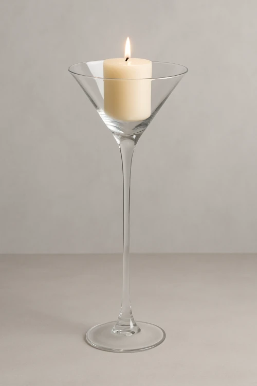 Świecznik kielich martini 40 cm – 2. gatunek