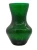 Klasyczny zielony wazon szklany artystyczny serii PARMA Wenecki Szmaragd wys 28 cm MIBA-GLASS
