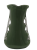 Artystyczny szklany wazon Płetwa Rekina K-OLIVEGREEN o wysokości 31 cm, polskie rękodzieło handmade w kolorze oliwkowej ziele