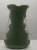 Szklany wazon artystyczny Płetwa Rekina K-OLIVEGREEN – polskie szkło handmade – 31 cm