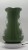 Szklany wazon artystyczny Płetwa Rekina K-OLIVEGREEN – polskie szkło handmade – 31 cm