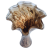 Brązowy wazon